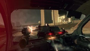 PS4 VR London Heist VR video game screenshot