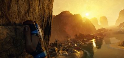 the climb oculus rift holding on