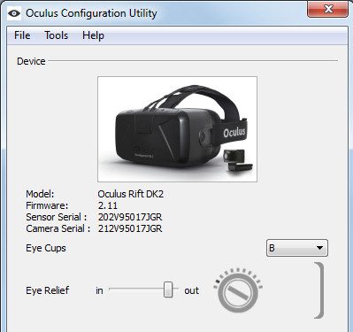 Rift Tray Tool configuration screenshot image description