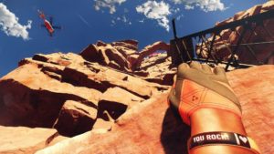 the climb game for oculus rift screenshot canyon lookup