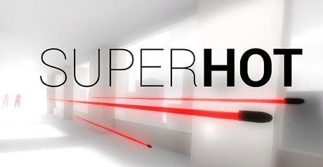 Superhot game title on screen