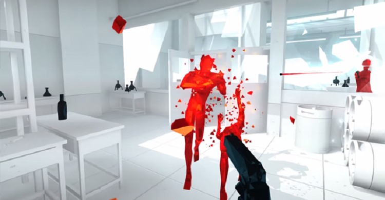player shooting red character with a gun