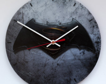 Batman wall clock showing time duration in Batman Arkham VR For the Oculus Rift image description