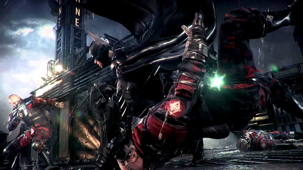 Batman Getting shot at image description