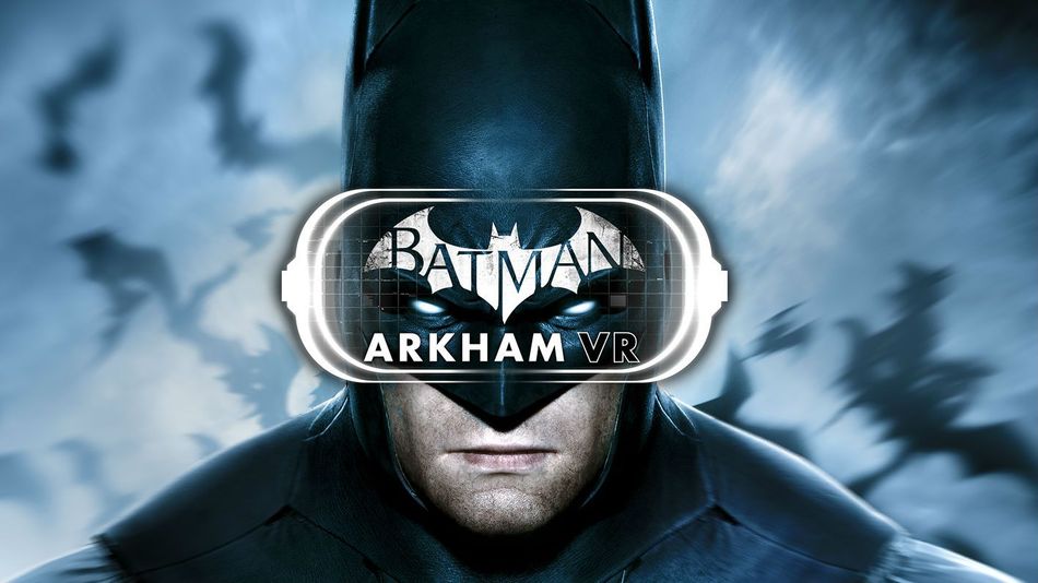 Batman Arkham VR For Oculus Rift Batman W VR Headset Graphic image description