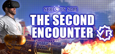 serious sam the second encounter man with vive mask and machine gun