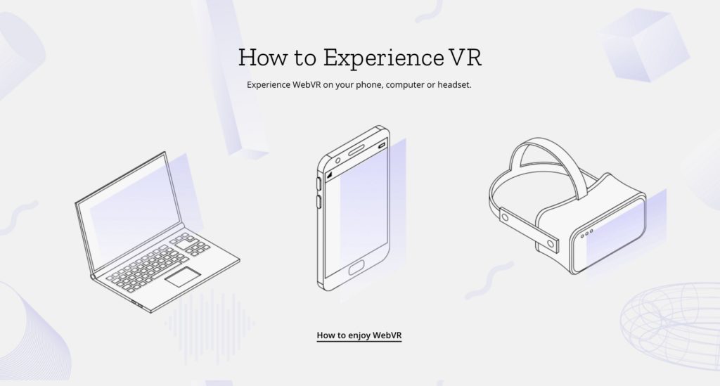 how to enjoy webvr image laptop mobile headset