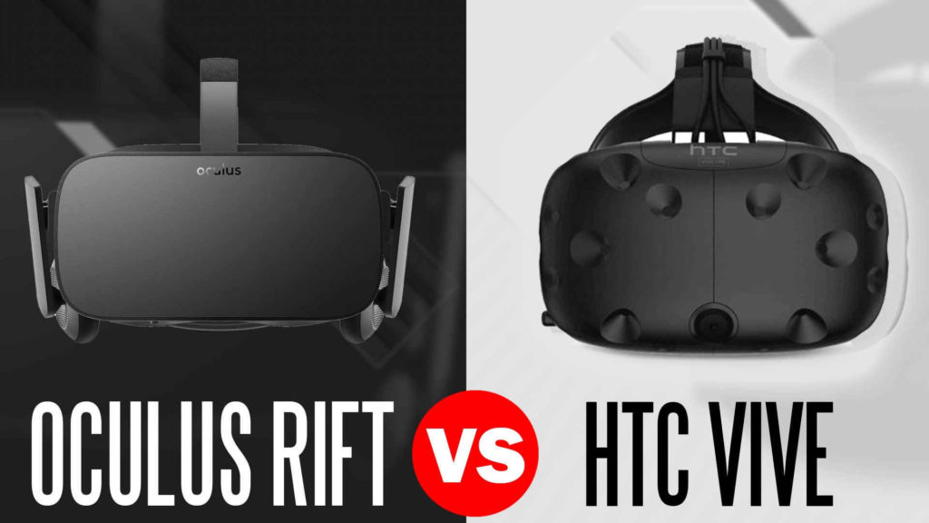 oculus rift headset vs htc vive headset