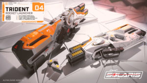 Solaris Off Combat alpha game asset rocket launcher