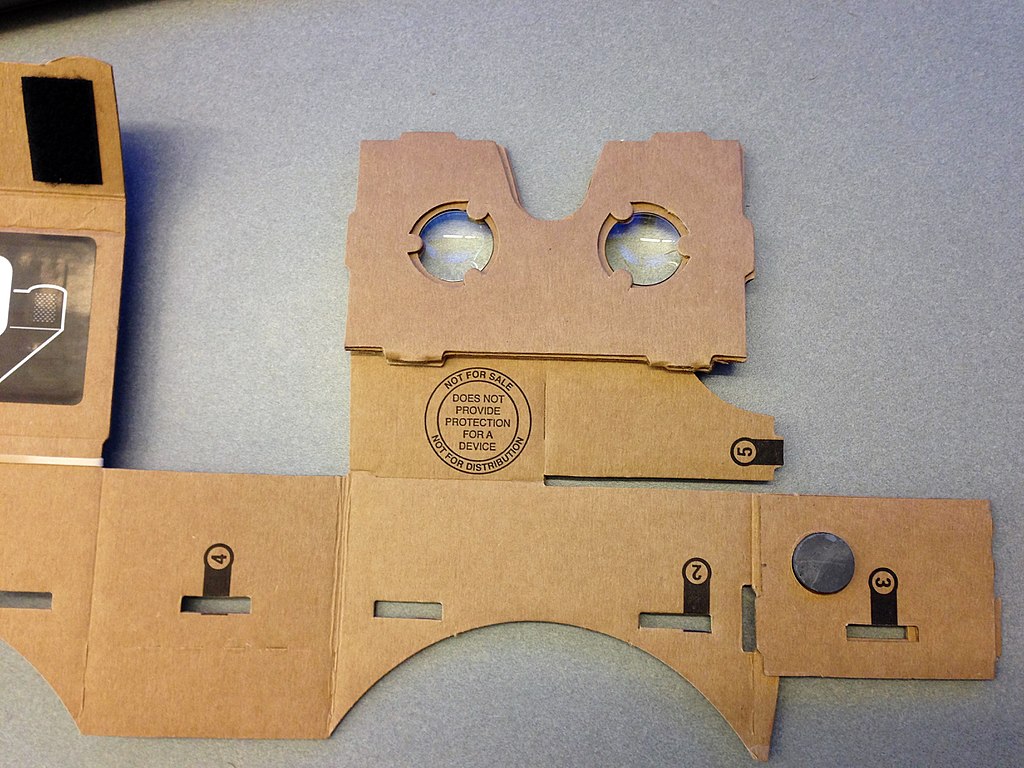 google cardboard fully unfolded