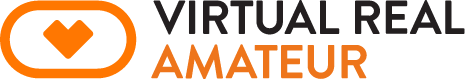 The VR Amateur logo with orange and black lettering.