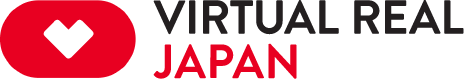 The VR Japan logo with red and black lettering.