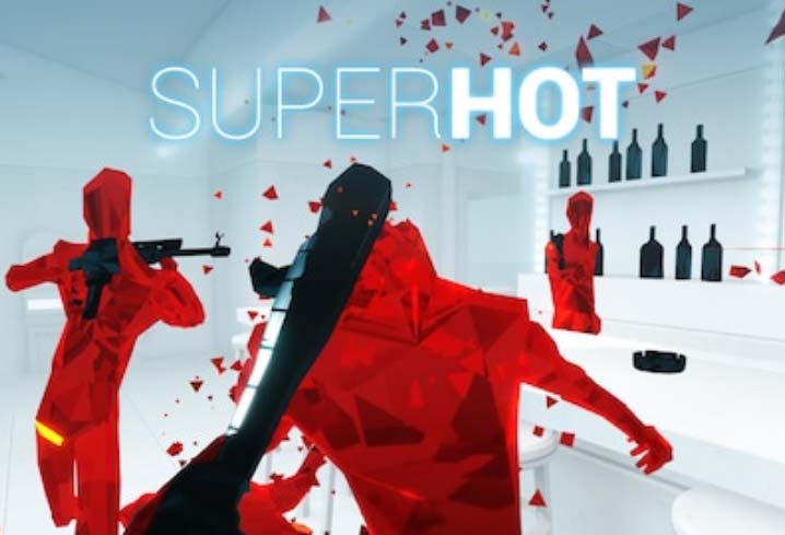 red colored characters in superhot vr game