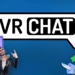 vr chat title and avatar on screen