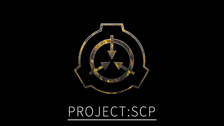 project scp vr logo on black background