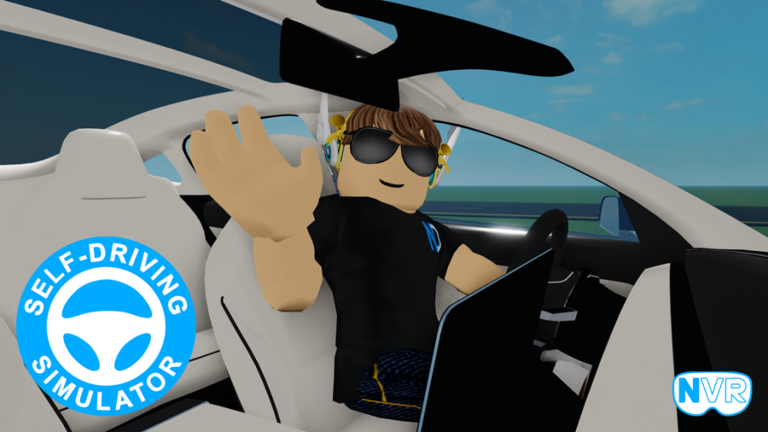 roblox avatar driving a car in vr