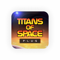 Titans of Space Plus logo