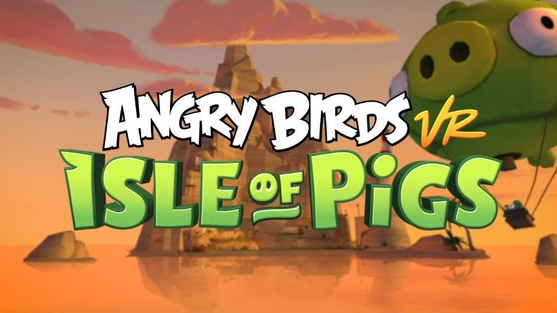 angry birds isle of pigs title on screen