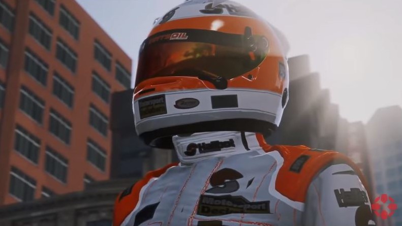 Project Cars 3 VR player in complete racing suit