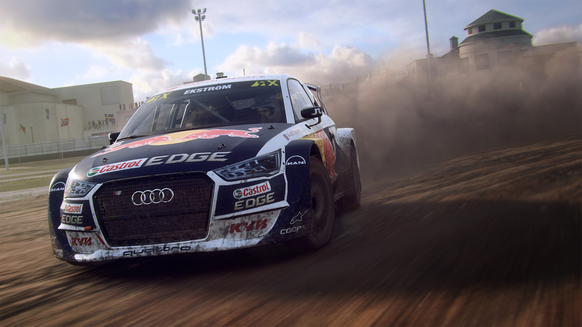 Dirt Rally 2.0 VR racing car driving in dirt