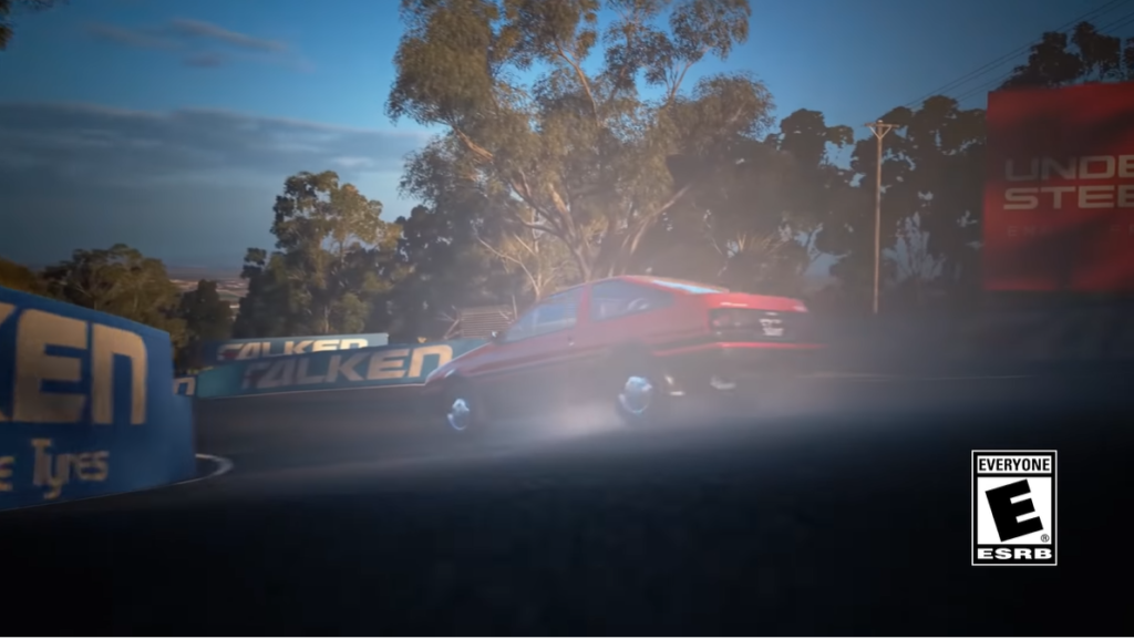 drifting car in gran turismo sport