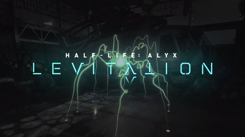 half-life alyx levitation vr title on screen