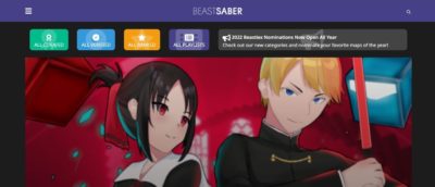 mod beat saber page screenshot