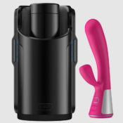 Keon + feelstroker & fuse pink couples VR sex toy set