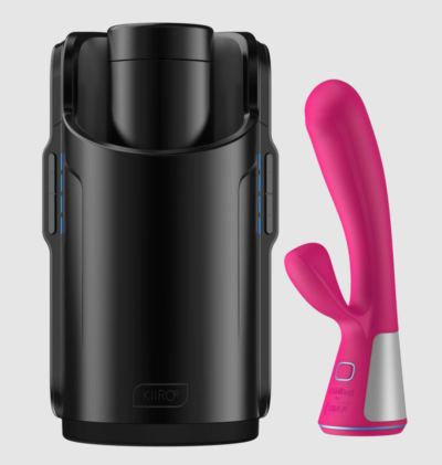 Keon + feelstroker & fuse pink couples VR sex toy set