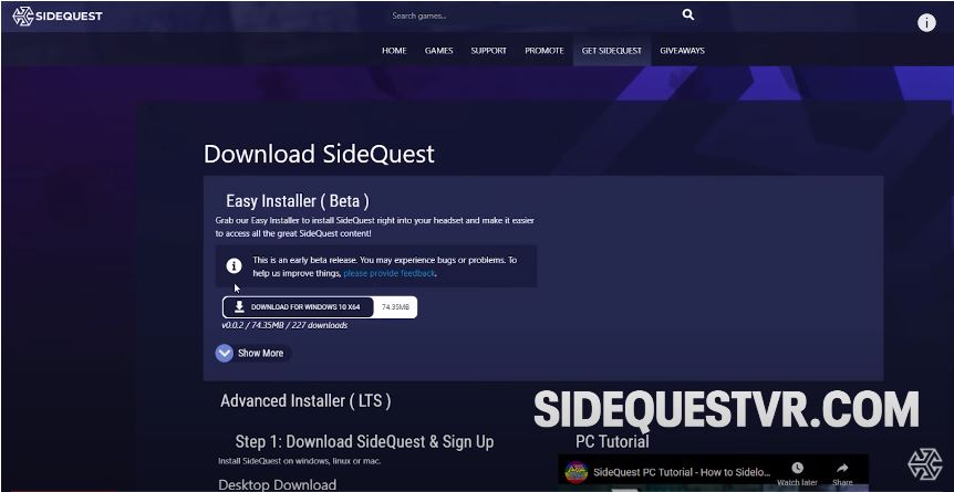 download page sidequest