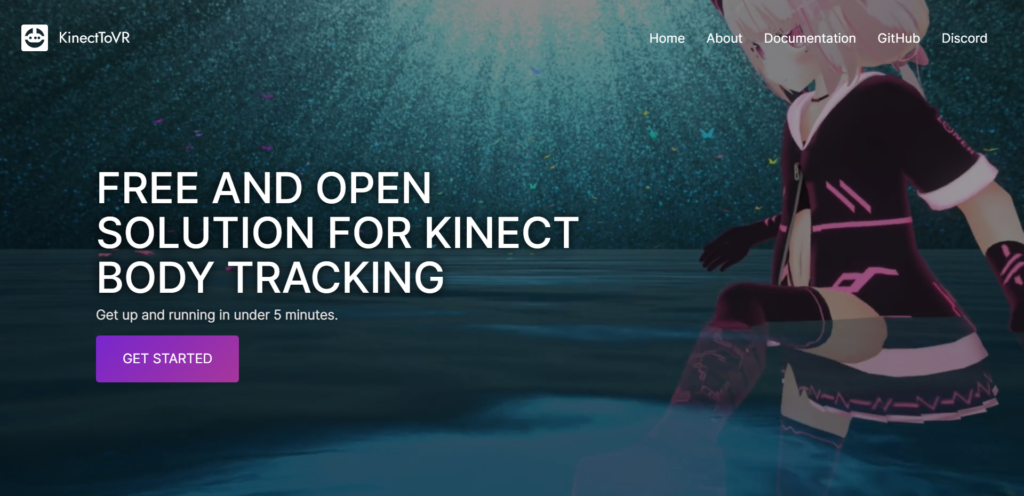 kinecttovr home page
