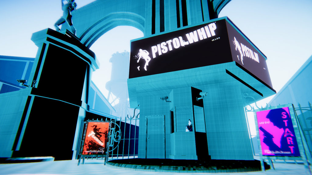 entrance gate in pistol whip game