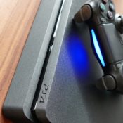 PlayStation 4 with controller