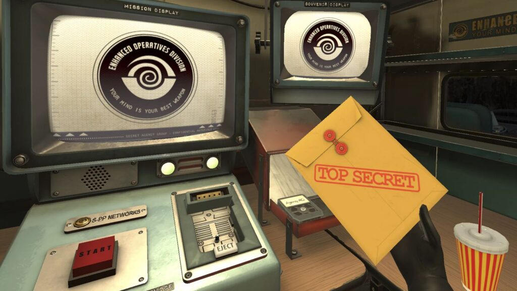 i expect you to die 2 player holding top secret files