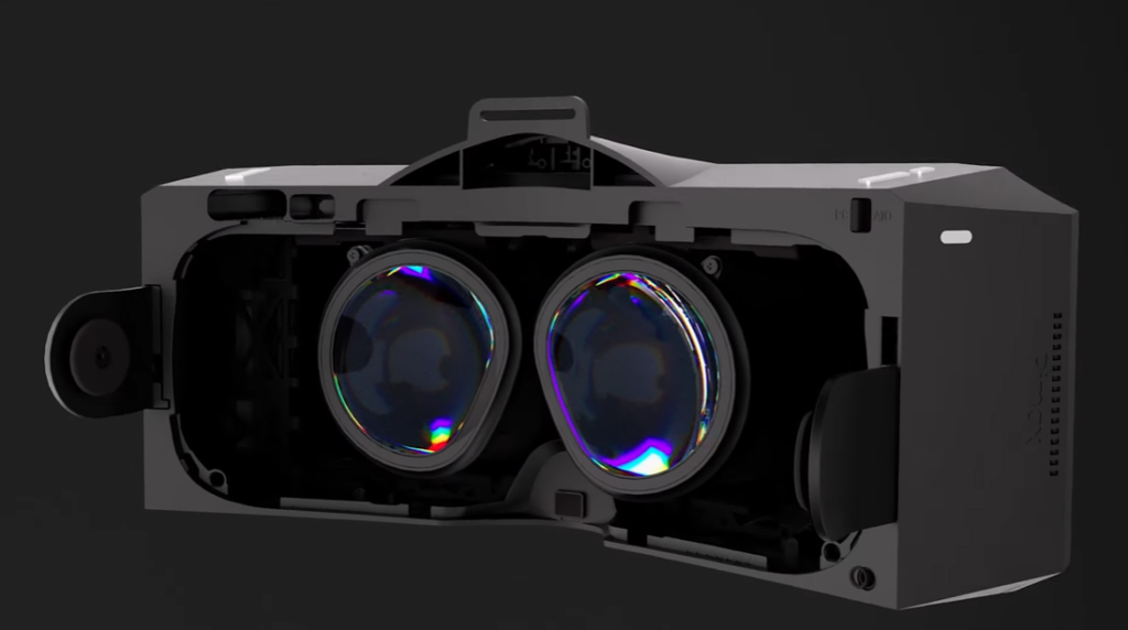 lens of pimax crystal vr headset