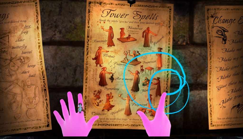 hand doing spells in waltz of the wizard
