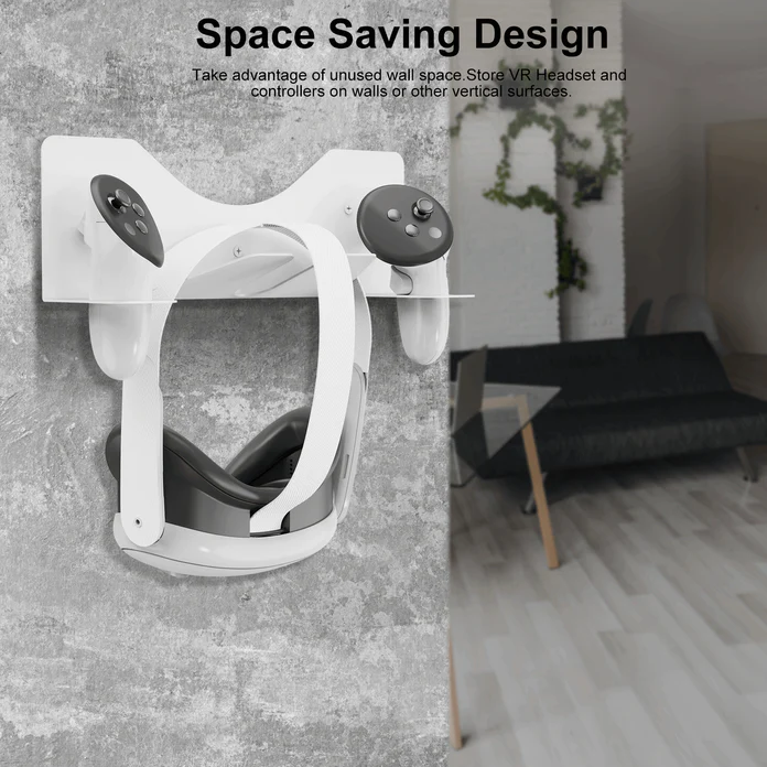 zybervr metal wall mount storage stand on space saving design