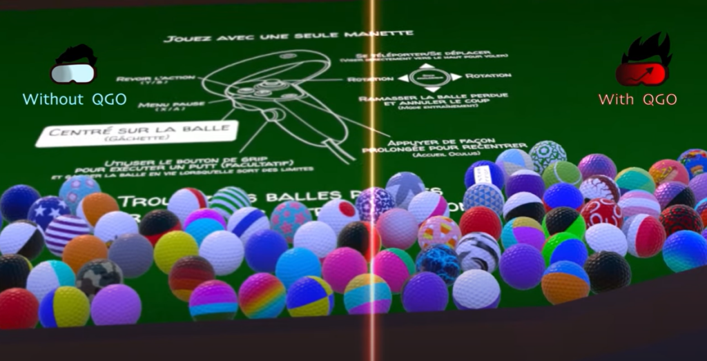 side by side comparison of game visuals with and without optimizer