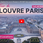 screenshot explore louvre museum in youtube