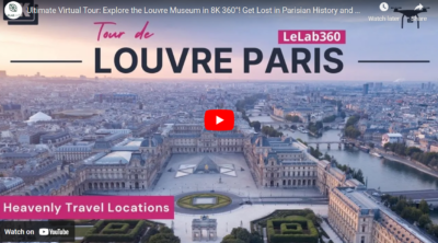 screenshot explore louvre museum in youtube